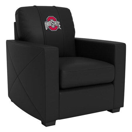 Dreamseat Silver Club Chair with Ohio State Primary Logo XZ7759002CHCDBK-PSCOL11053